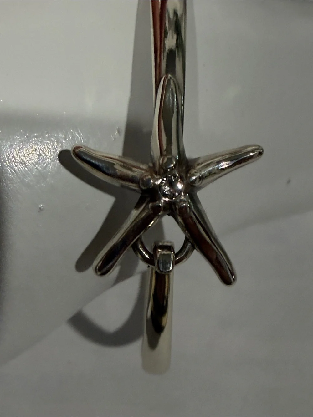 🆕🌊 Brighton VTG SLVR Bali Star bracelet with SWAROVSKI CRYSTAL Accents!